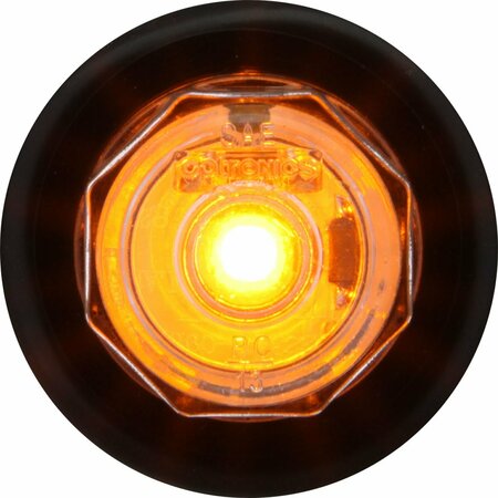 1-Led 3/4in. Clear Lens Yellow Non Directional Marker/Clearance Light Kit